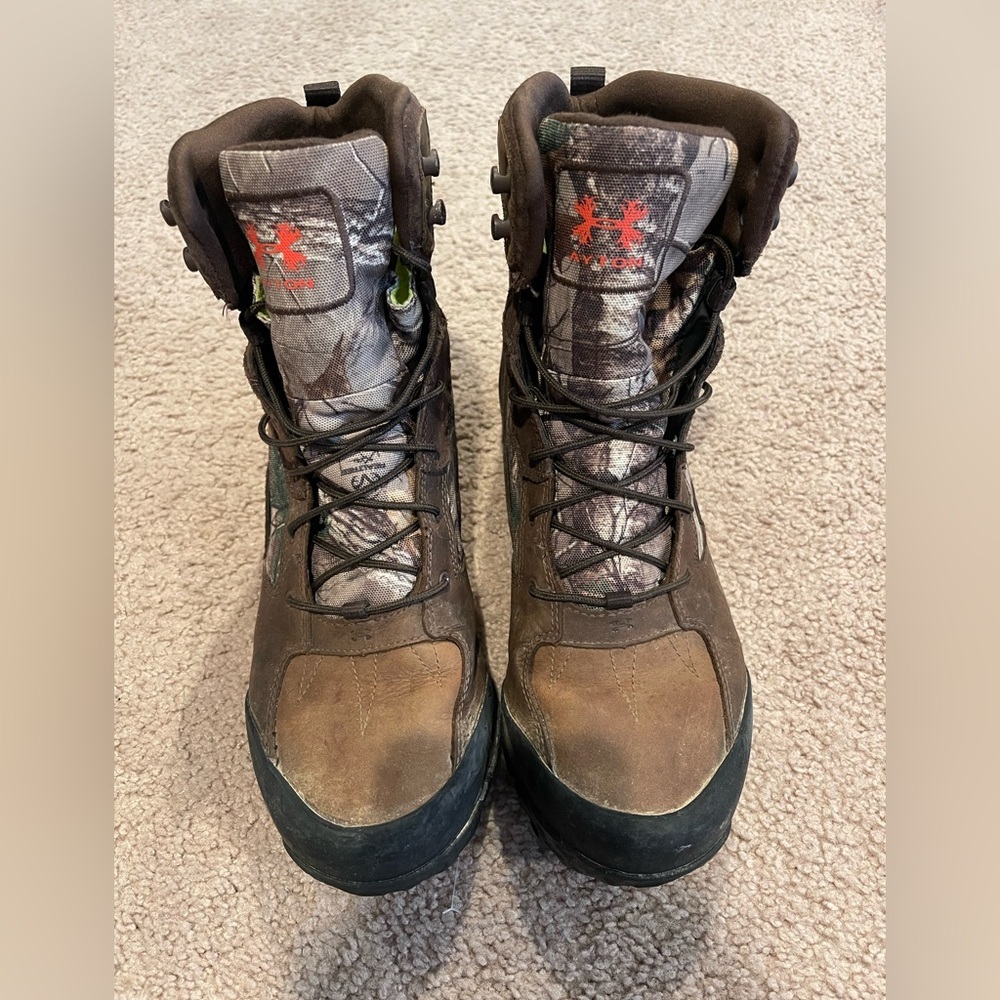 UNDER ARMOUR Men's Ayton Gore-Tek Dark Camo Hunting Ankle Boots - Picture 2 of 6